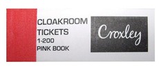 Croxley Cloakroom Tickets 1-200 (Pink)