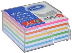 Bantex Memo Half Cube Plastic Holder - Rainbow