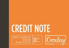 Croxley JD16CN A6L Credit Note Pen Carbon Book Duplicate
