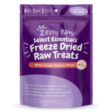 Zesty Paws Freeze Dried Salmon Filet Treats for Dogs & Cats