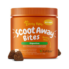 Scoot Away Soft Chews for Dogs - With Digestive Enzymes & Prebiotics