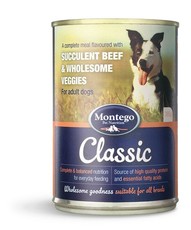 Montego - Classic Adult Dog Succulent Beef & Wholesome Veggies - 385g