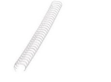 GBC 10mm 21 Loop Wire Elements - White (100 Pack)