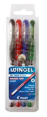 Pilot Wingel 0.7mm Gel Pens - Wallet of 4 Basic Colours