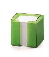 Durable Paper Note Box - Translucent Light Green