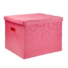 Meeco Creative Collection P.P Archive Size Storage Box - Pink