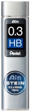 Pentel Ain Stein 0.3mm Lead - HB