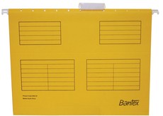 Bantex: Suspension File A4 - Yellow (Pack of 25)