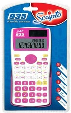 Scripto 935 Scientific Calculator - Pink/White