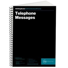 RBE: Telephone Message Book (297x210) 8 to view (400's)