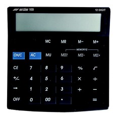 SDS: 12-Digit Dual Power Compact Desk Calculator