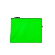 Meeco - Book Bag With Zip Closure - Neon Green