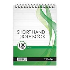 A5 Top Bound 100 pg Short Hand Note Book Feint