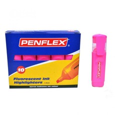 Penflex Highlighters Box-10 Pink