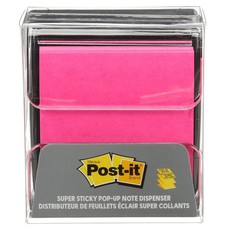 3M Post-it Pop-Up Notes Dispenser - Black + FREE 90 Sheet notes