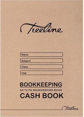 Treeline A4 72 pg Soft Cover Bookkeeping Books - Treble Cash (Pack of 20)