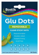 Bostik Glue Dots Removable 64 (Pack of 12)