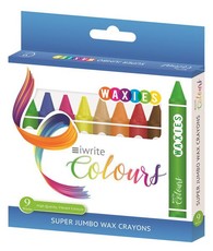 iWrite Colours: Jumbo Wax - Crayons - 9's