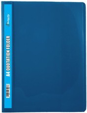 Butterfly: Quotation Folders Pvc 180 - A4 - Light Blue (pack of 5)