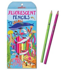 eeBoo Creative Fluorescent Pencils - In the Sea (12 Pencils)