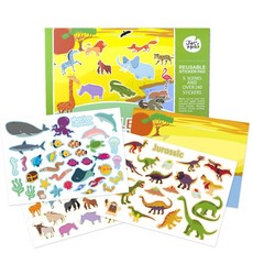 Jarmelo Re-Usable Sticker Pad Set: Animal World