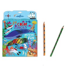 eeBoo Creative Colour Pencils - In the Sea (24 Pencils)