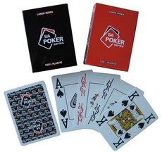 SA Poker Series Plastic Playing Cards - 4 Decks