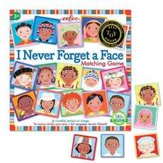 eeBoo Memory & Matching Game - I Never Forget a Face