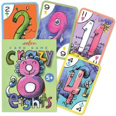 eeBoo Crazy Eight Card Game