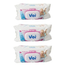 Voi Baby Wet Wipes - 3 Pack (120 Pieces)