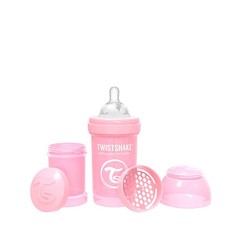 Twistshake Anti-Colic Bottle - Pastel Pink (180ml)