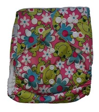 Naughty Baby Reusable Cloth Pocket Nappies - Pink