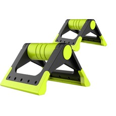 1 Pair Foldable Push-up Support - Green
