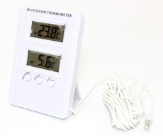 Indoor & Outdoor Wall Mount, Magnetic or Standing Thermometer