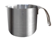 Stainless Steel Pot Pan with Induction Base - 1.2L