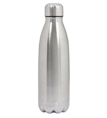 Hot & Cold Water Stainless Steel Vacuum Bottle - Silver (0.5L)
