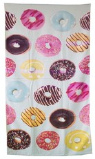 Bunty's Printed Beach Towel 90x180cms Doughnut