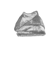 Diamond 1 Ply Embossed Super Soft Mink Blanket Grey