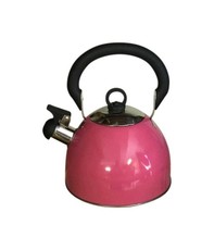 2.5Ltr Stainless Steel Whistling Kettle Pink