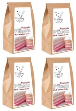 Pepper St. Bulk pack of 4 - Pink Ombre Cake Premix - 1kg