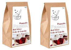 Pepper St. Bulk Pack of 2 - Red Velvet Sponge Cake & Cupcake Premix - 1kg