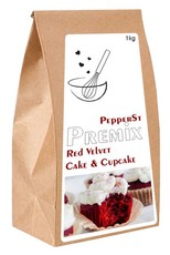Pepper St. Red Velvet Sponge Cake & Cupcake Premix - 1kg