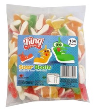 King Candy - Sour Boots Bulk Bag 2 x 1 Kg