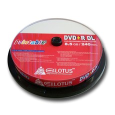 Ever Lotus Dual Layer DVD Printable (10 Pack)