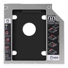12.7mm Universal SATA 2nd HDD SSD Hard Drive Caddy for CD/DVD-ROM Bay