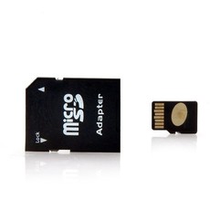 64GB Micro SD Card & Micro SD to SD Adapter