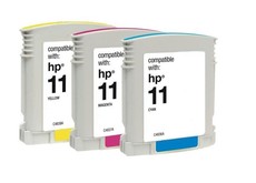 HP Compatible Ink Combo Pack-Cyan/Magenta/Yellow HP11/11