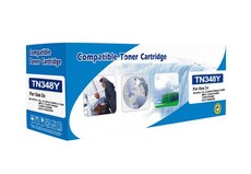 Brother TN348 / TN-348Y / 348 Compatible Yellow Toner