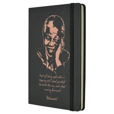 Mandela Notebooks: Optimistic A5 (Black )