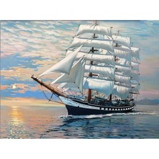 Paint by Numbers for Adults - Sail at Sunset